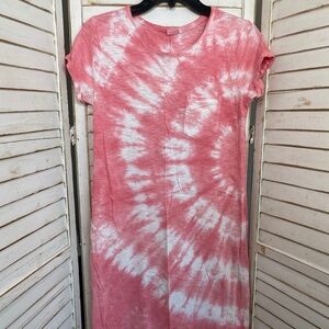 Tie Dye Pink GAP T-Shirt Dress